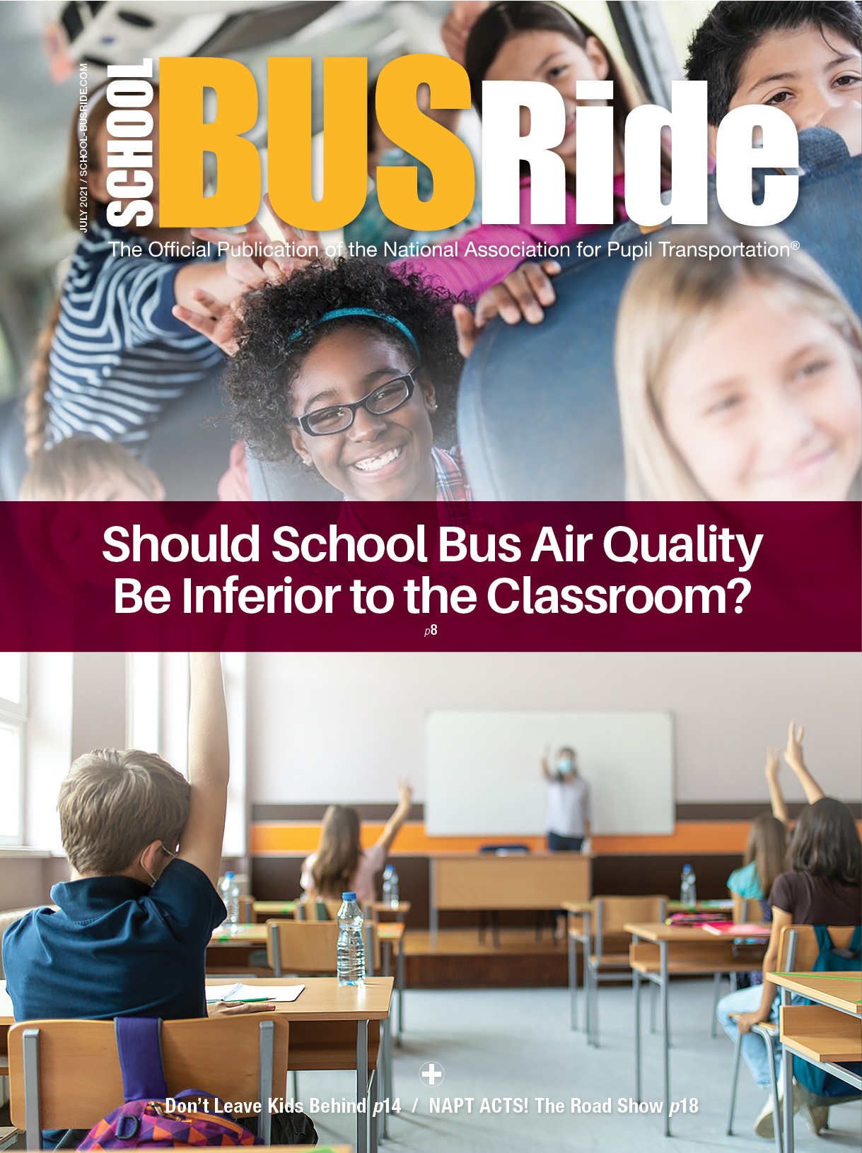 Should Air Quality on the Bus be Inferior to the Classroom?